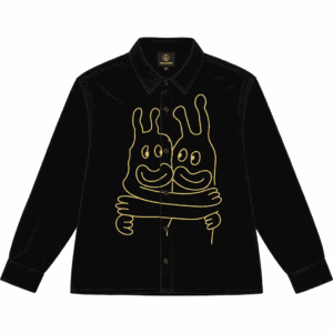 volcom shirt long sleeves cord ozzy (black)