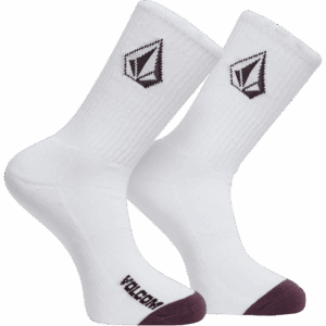 volcom socks full stone (white)