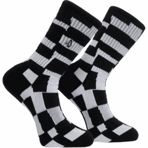 volcom socks print mixer (black/white)