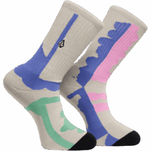 volcom socks print mixer (natural)