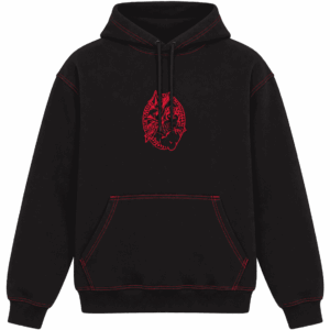 volcom sweatshirt hood for the stone (black)