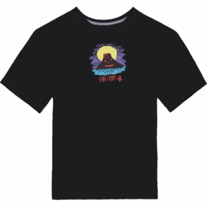 volcom tee shirt kids ozzy 1 (black)