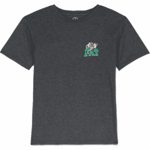 volcom tee shirt tipsy rat (heather black)