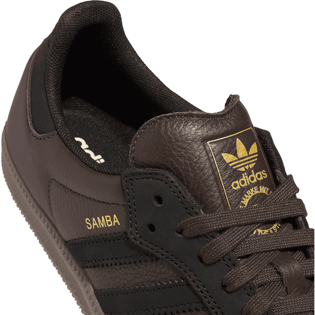 adidas shoes samba adv (dark brown/core black/gum) adidas shoes samba adv (dark brown/core black/gum)