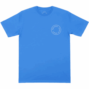 amigos tee shirt og logo (carolina blue)
