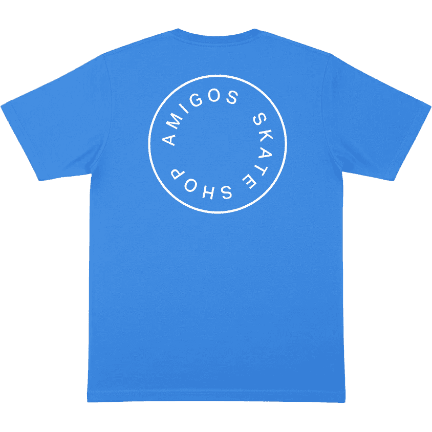 amigos tee shirt og logo (carolina blue) amigos tee shirt og logo (carolina blue)
