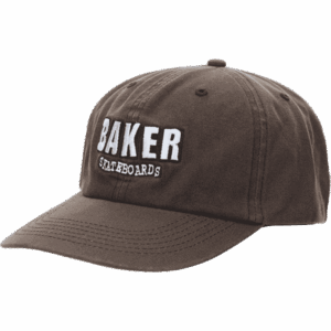 baker cap snapback classic logo (brown)
