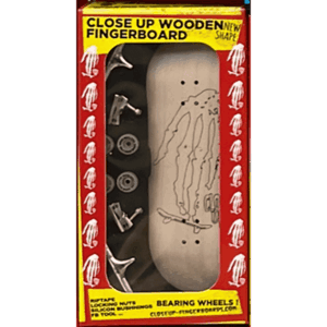 close up fingerboard skull hand logo lines close up fingerboard skull hand logo lines