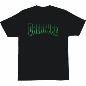 creature tee shirt outline (black)