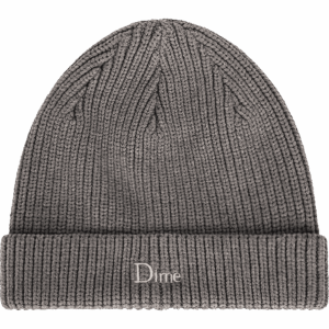 dime beanie rib fold (dark grey)