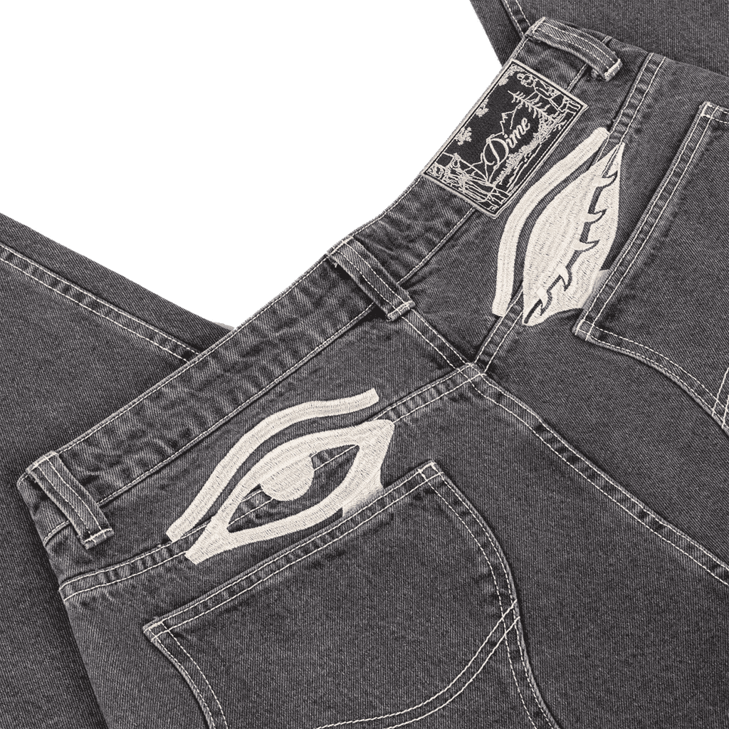 dime pants denim baggy wink (faded black) dime pants denim baggy wink (faded black)