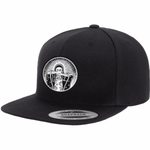 hard luck cap snapback lady g (black/white)