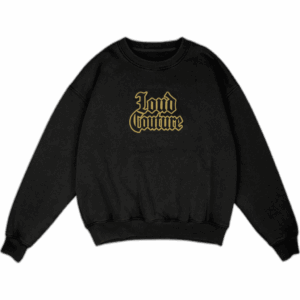 homeboy sweatshirt crew loud couture (black)