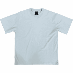 huf tee shirt 89 embroidered (cloud blue/white)