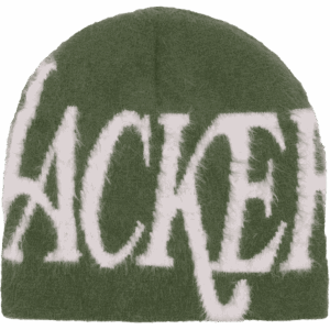 jacker beanie skully blur mohair (green)