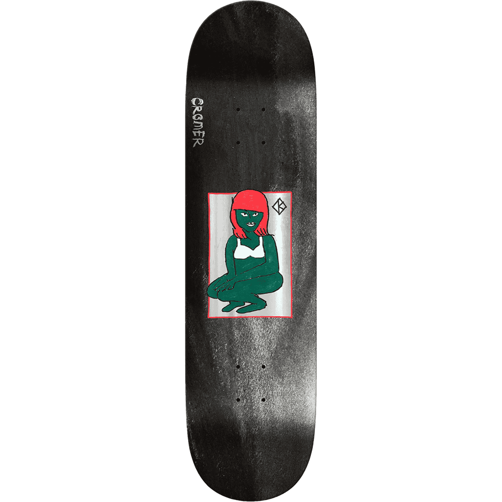 krooked board dbx green lady brad cromer 8.25 krooked board dbx green lady brad cromer 8.25