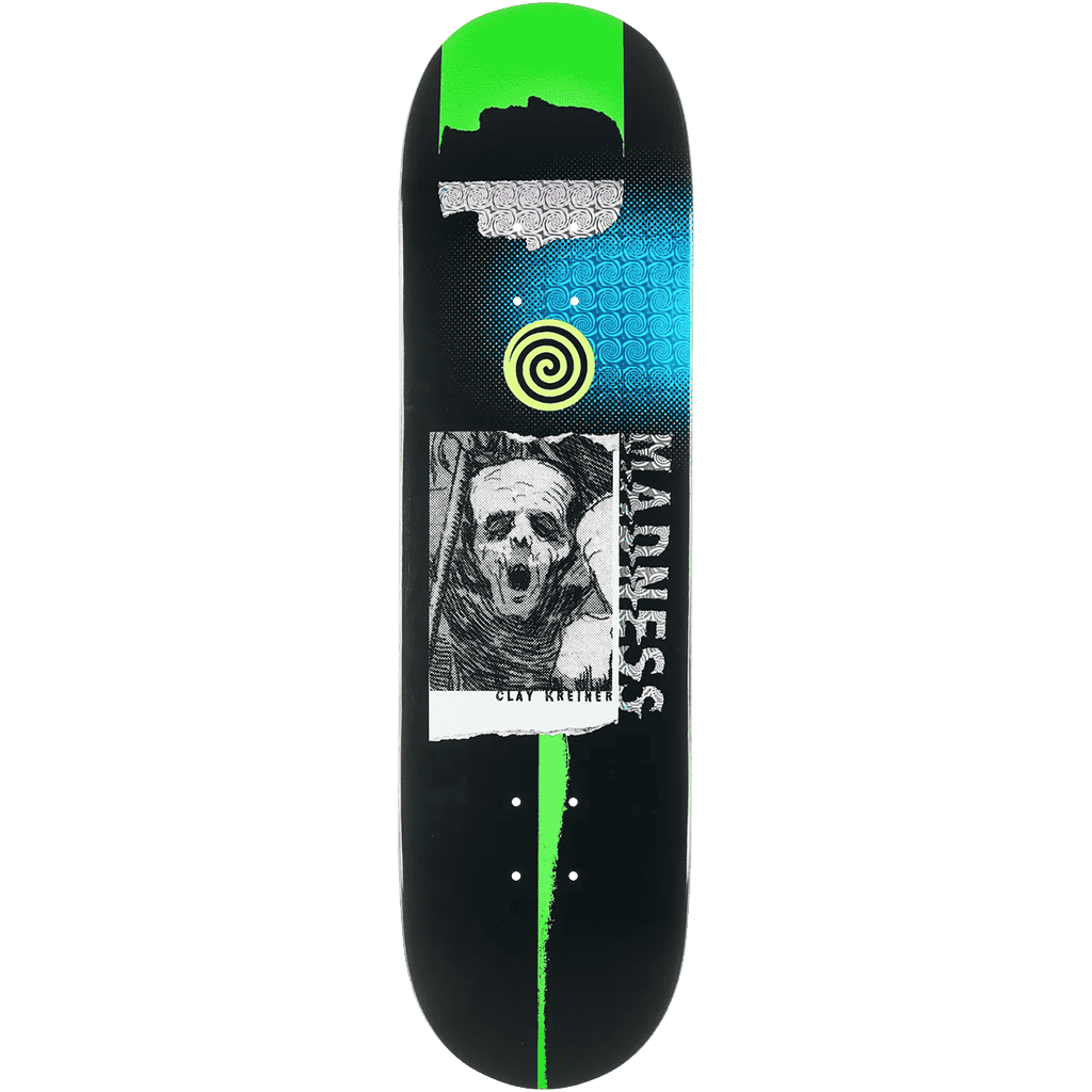 madness board howling clay kreiner 8.25 madness board howling clay kreiner 8.25