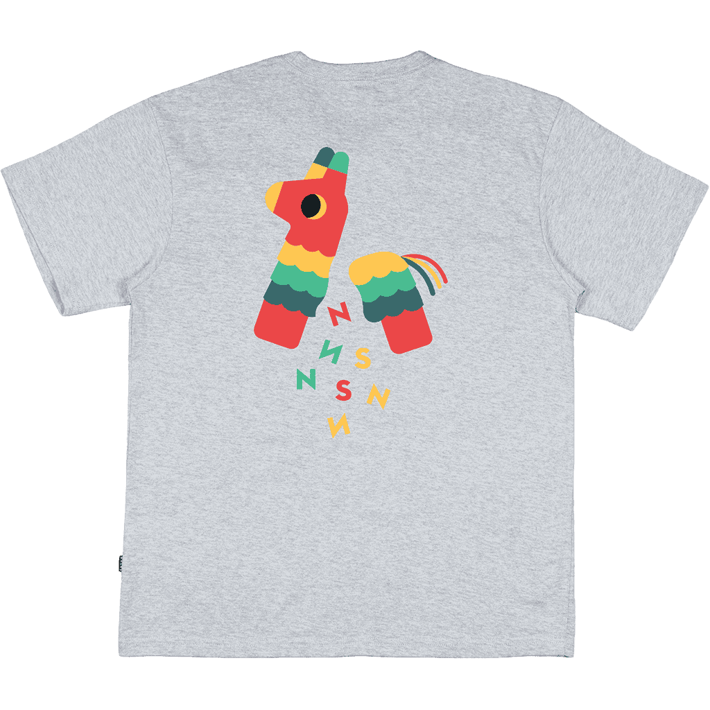 nnsns tee shirt pinata big (heather grey) nnsns tee shirt pinata big (heather grey)