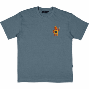 nnsns tee shirt robot (heather slate)