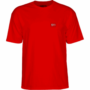 powell peralta tee shirt hill bull dog (red)