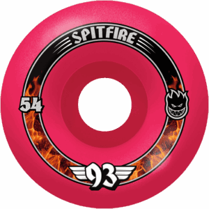 spitfire wheels formula four radial (pink) 93a 54mm