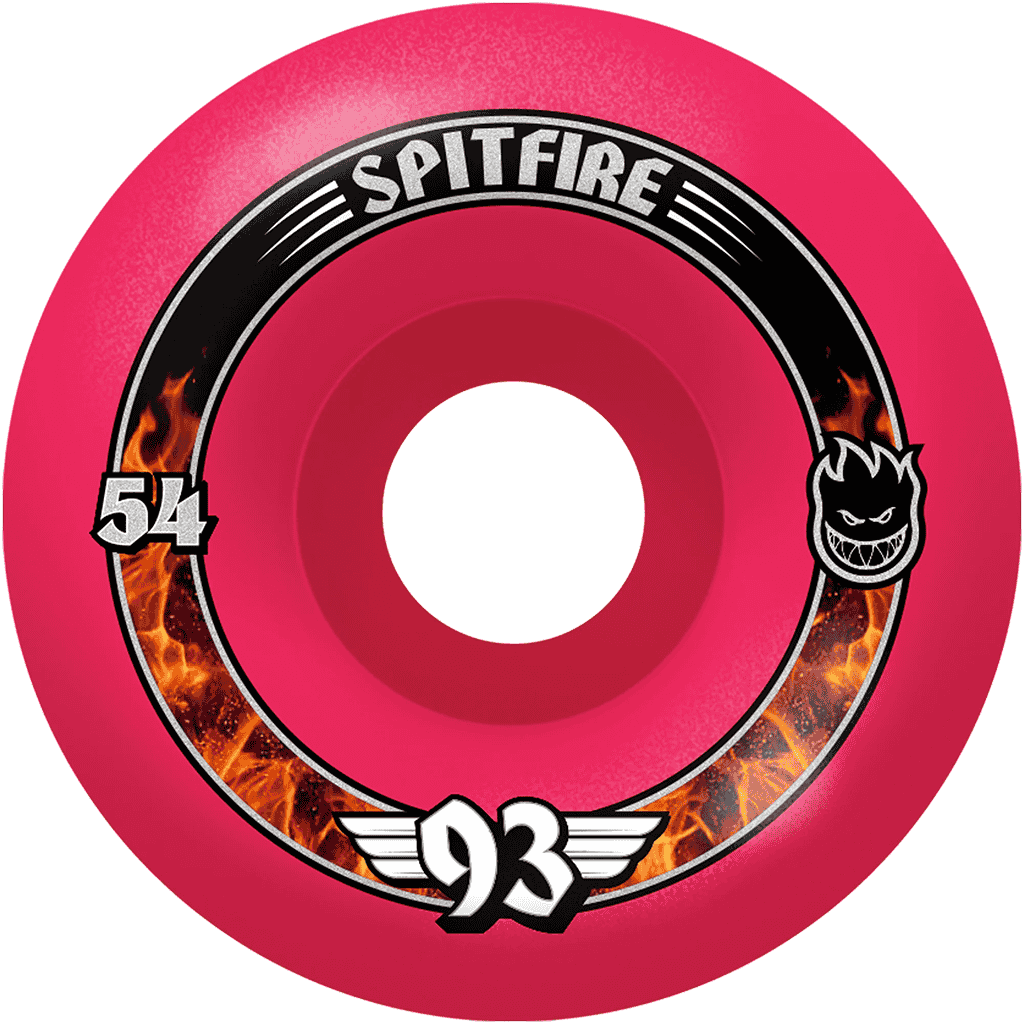 spitfire wheels formula four radial (pink) 93a 54mm spitfire wheels formula four radial (pink) 93a 54mm