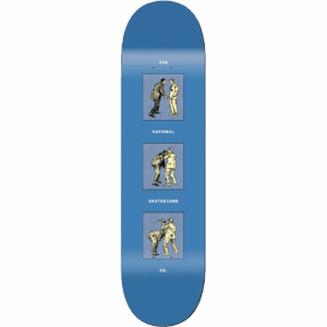 the national skate co board office politics (blue) 8