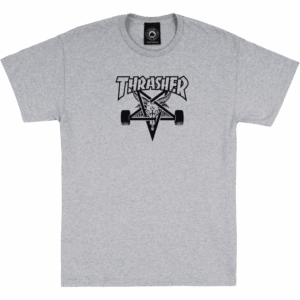 thrasher tee shirt skate goat (grey)