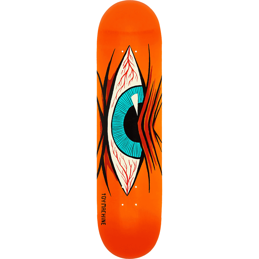 toy machine board mad eye (orange) 8 toy machine board mad eye (orange) 8