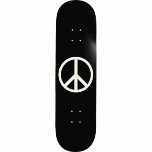 violet board glow in the dark peace (black/white) 8.38