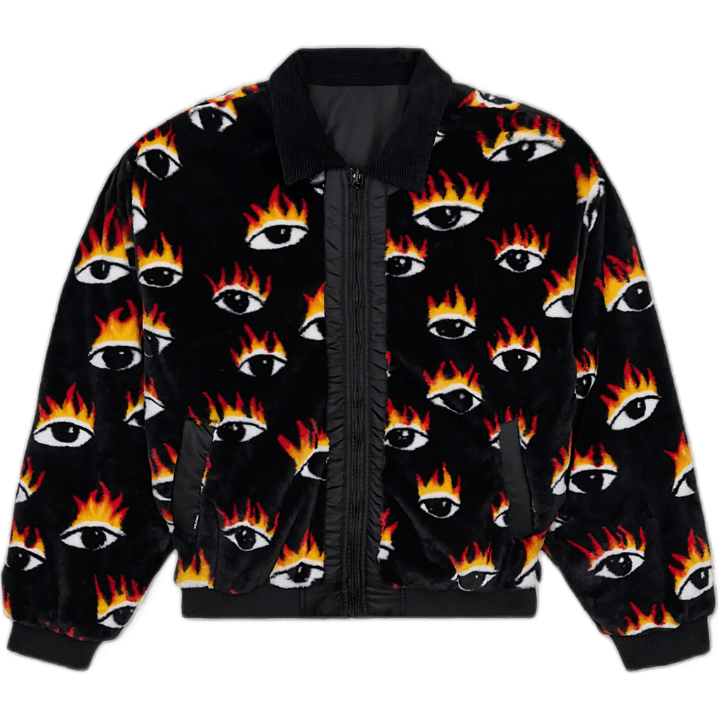 volcom jacket bomber fa ozzy (black) reversible volcom jacket bomber fa ozzy (black) reversible