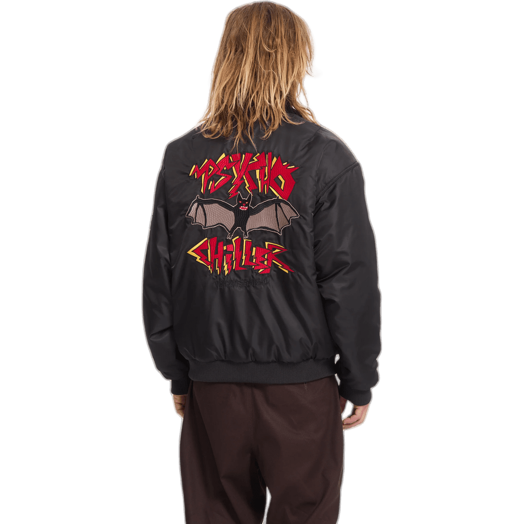 volcom jacket bomber fa ozzy (black) reversible volcom jacket bomber fa ozzy (black) reversible