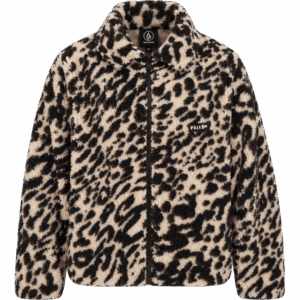 volcom jacket girls sherpa polar wylding out (animal print) volcom jacket girls sherpa polar wylding out (animal print)