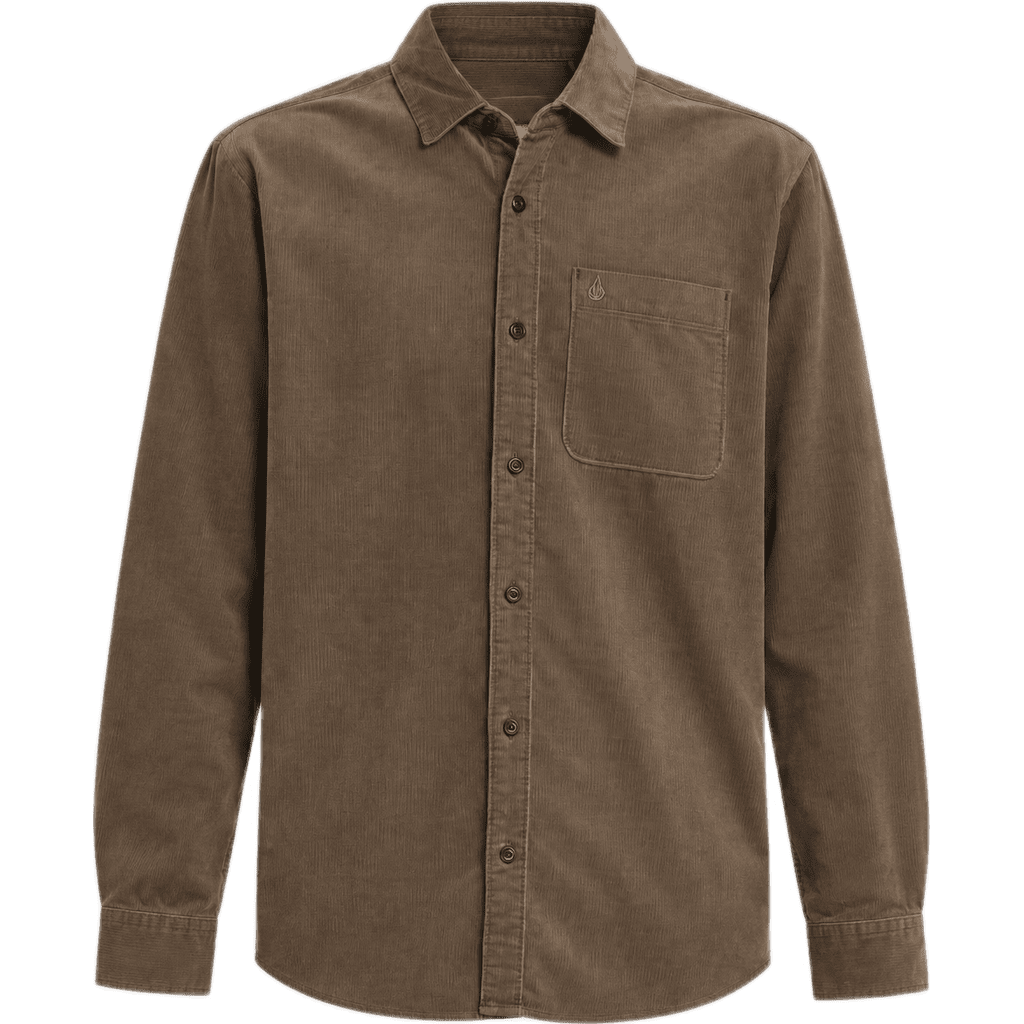 volcom shirt long sleeves cord zander (earth) volcom shirt long sleeves cord zander (earth)