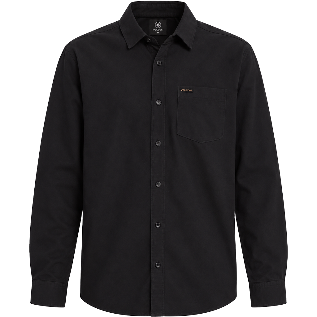 volcom shirt long sleeves veeco oxford (black) volcom shirt long sleeves veeco oxford (black)