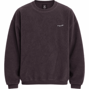 volcom sweatshirt crew too kool (raisin)