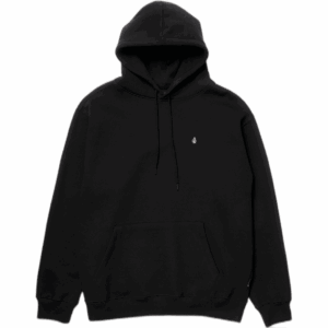volcom sweatshirt hood single stone (black)