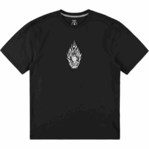 volcom tee shirt firecar (black)