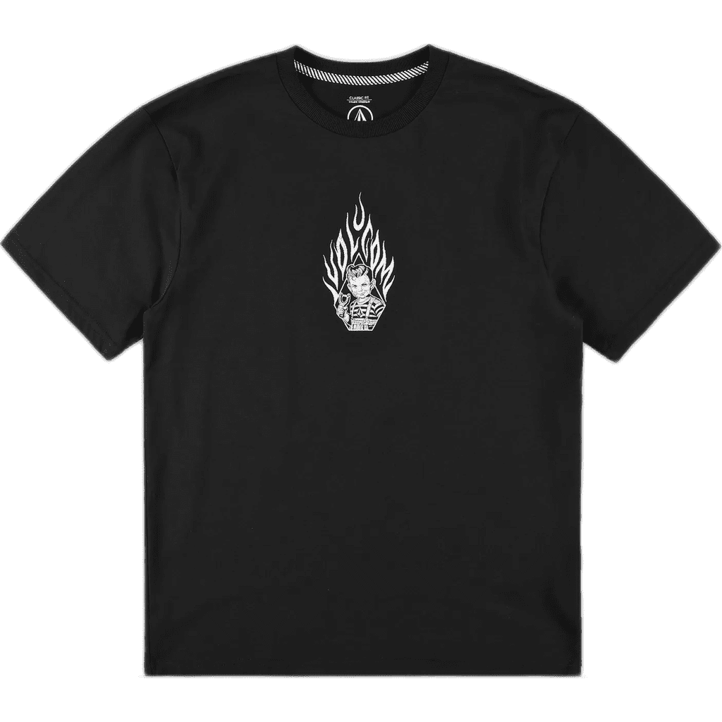 volcom tee shirt firecar (black) volcom tee shirt firecar (black)