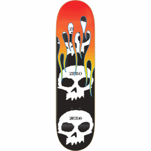 zero board 3 skull flames 8.5