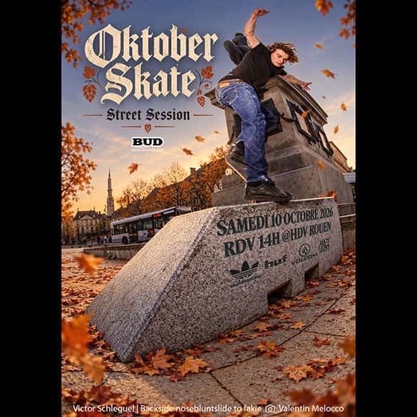 oktober skate street session rouen
