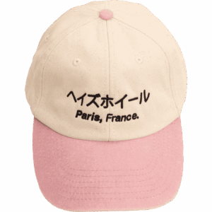haze cap 6 panel japanhaze (beige/pink) haze cap 6 panel japanhaze (beige/pink)