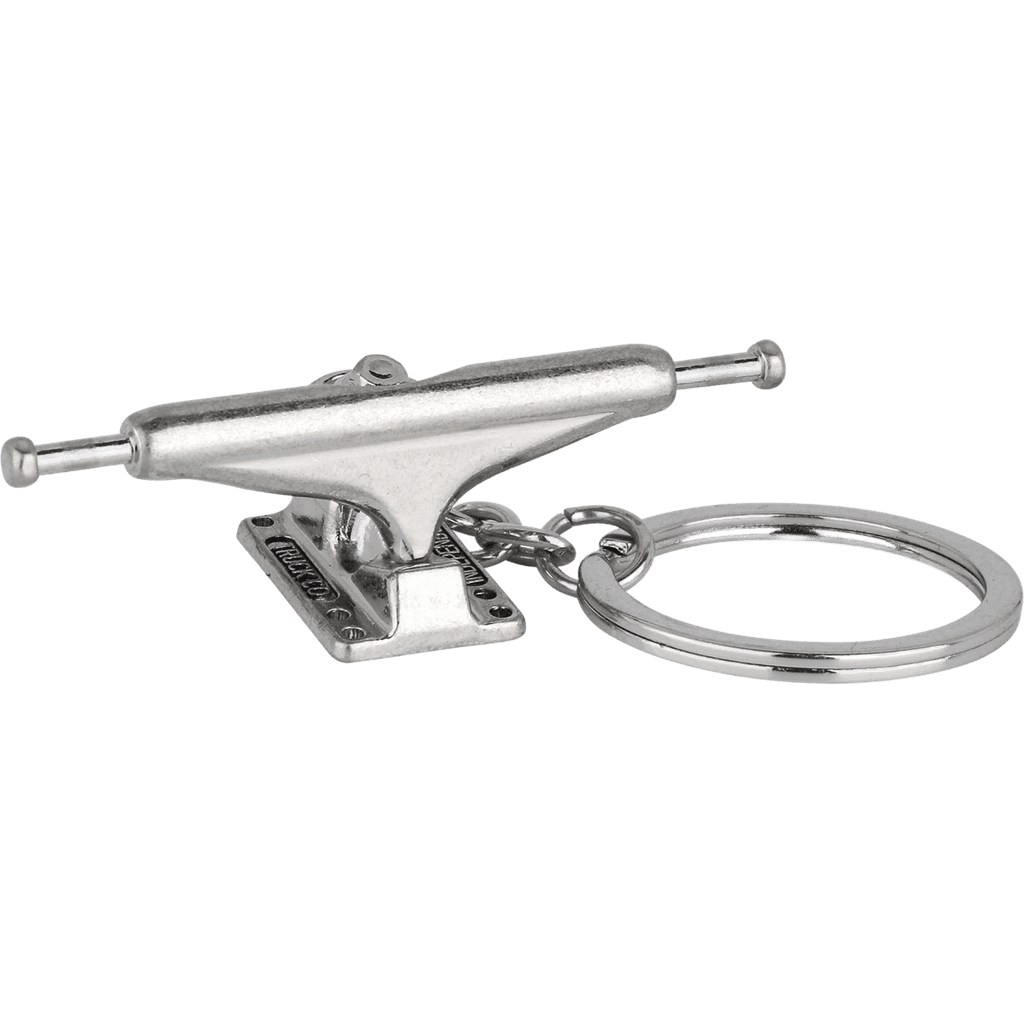 independent keychain stage 11 truck (antique nickel)