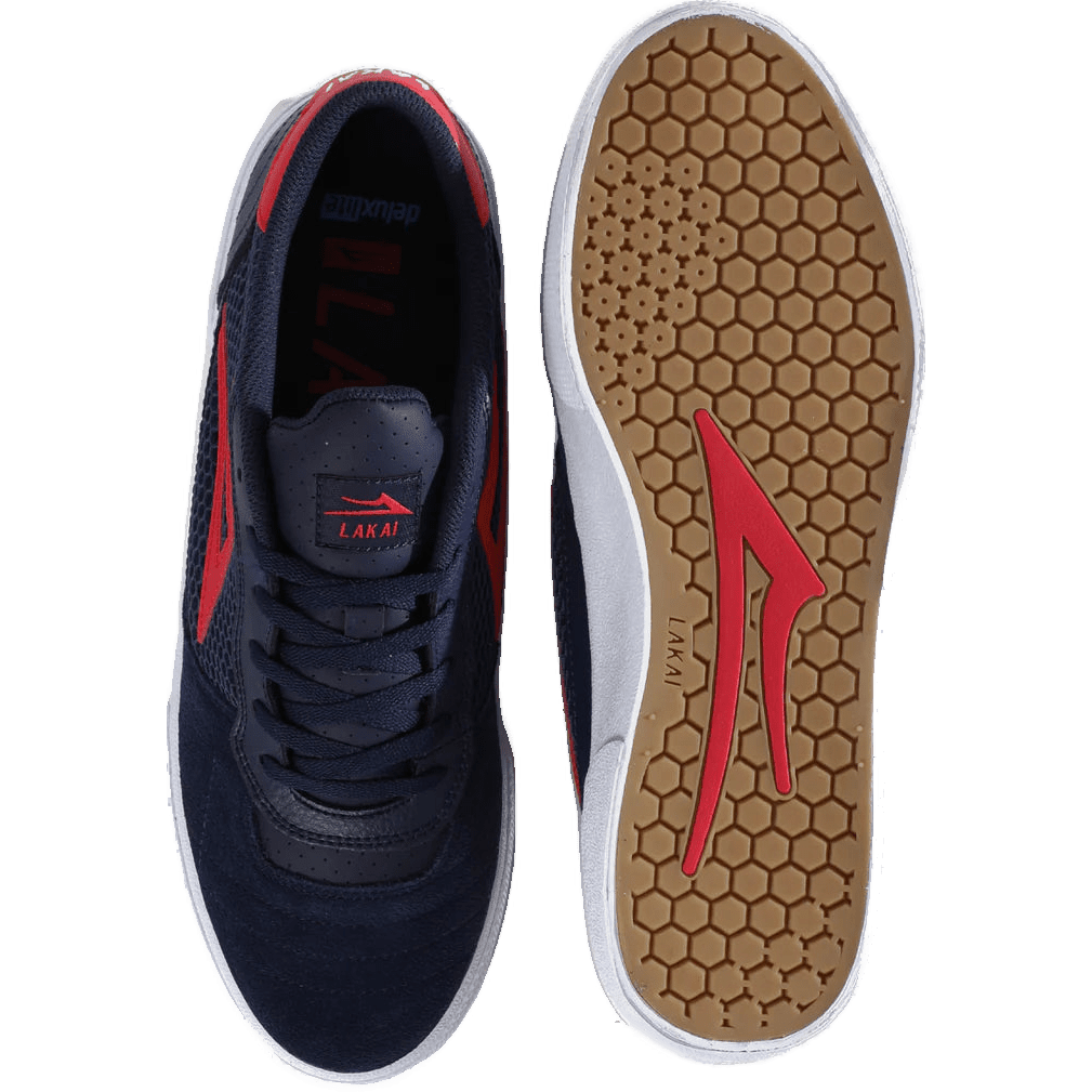 lakai shoes cambridge (navy/red/suede) lakai shoes cambridge (navy/red/suede)