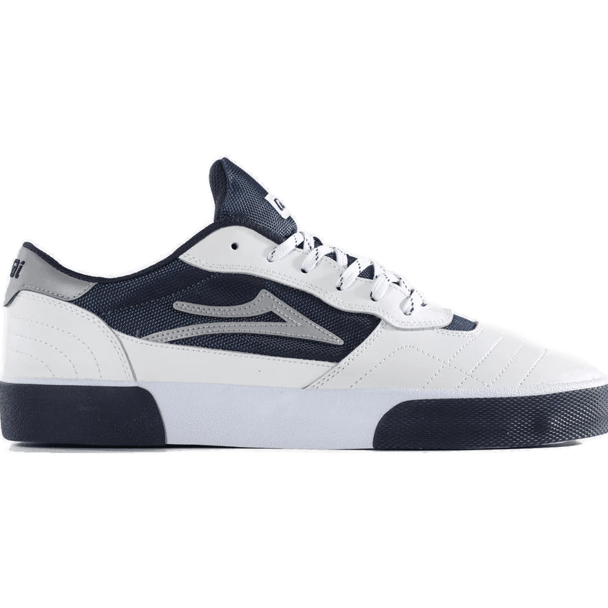 lakai shoes cambridge (white/leather/navy/reflective) lakai shoes cambridge (white/leather/navy/reflective)