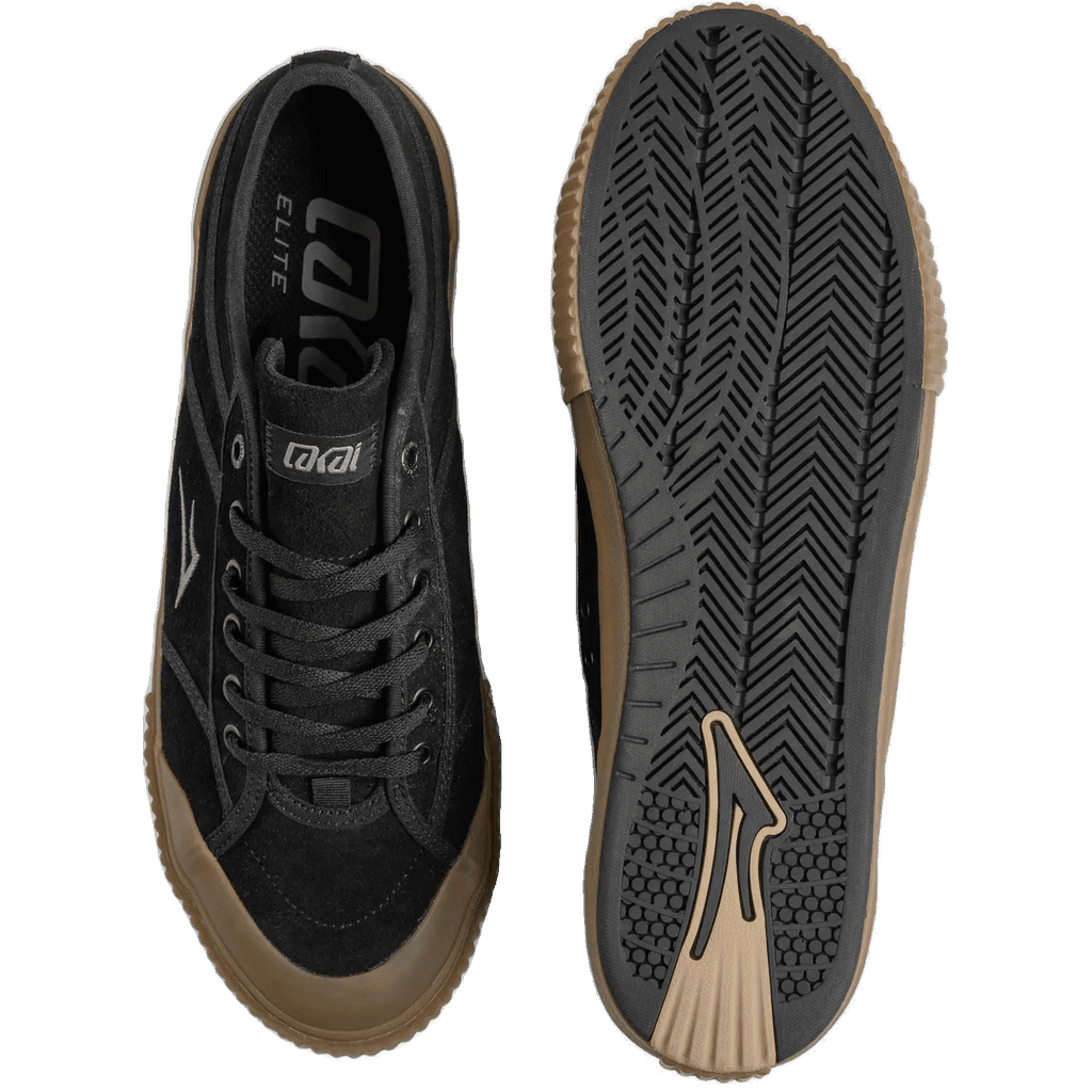 lakai shoes conrad elite (black/gum/suede) lakai shoes conrad elite (black/gum/suede)