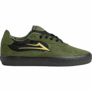 lakai shoes essex (black/gator/gold)