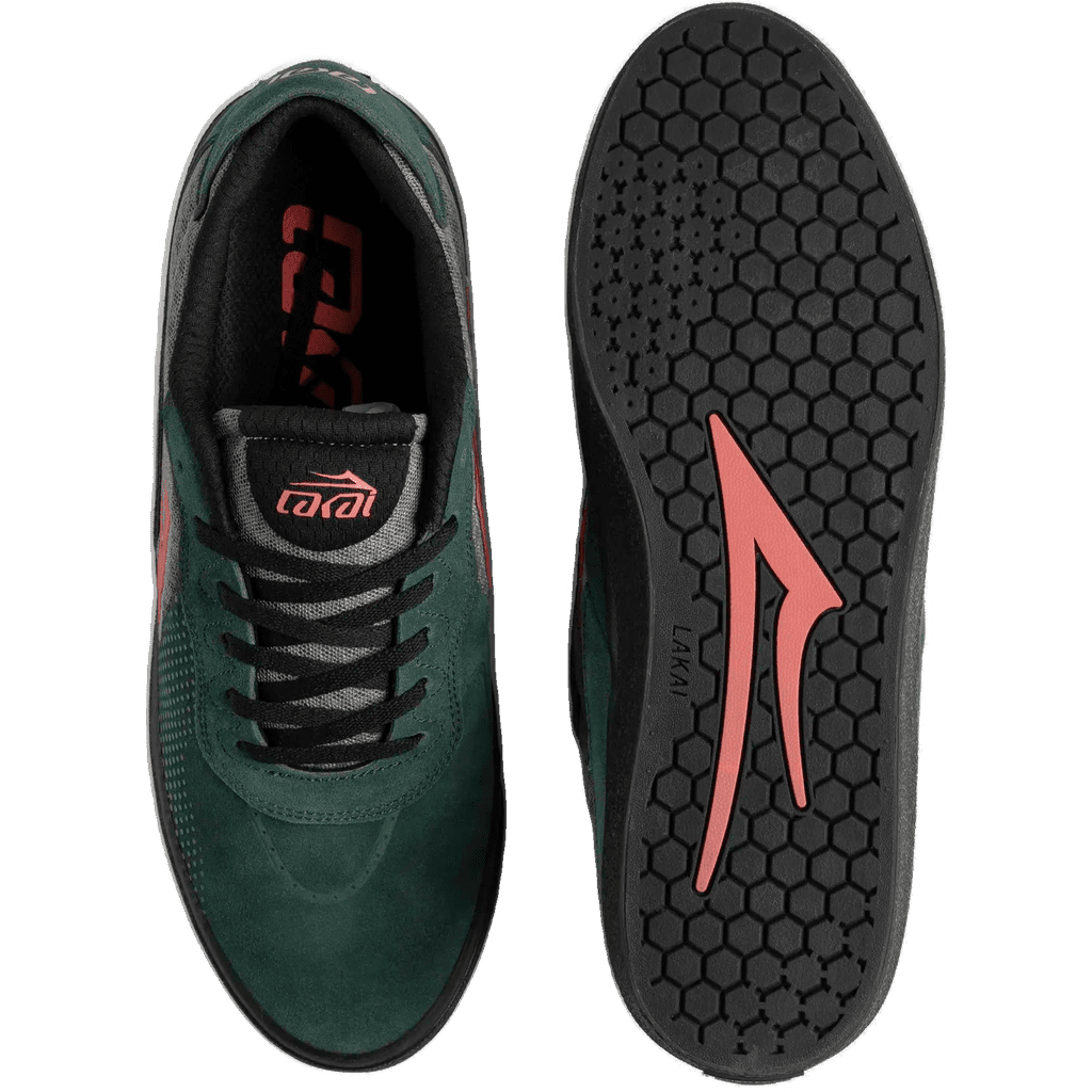 lakai shoes essex (spruce/black/coral) lakai shoes essex (spruce/black/coral)