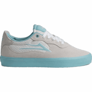 lakai shoes essex elite (white/suede/aqua)