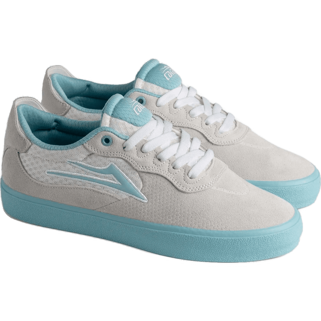 lakai shoes essex (white/suede/aqua) lakai shoes essex (white/suede/aqua)